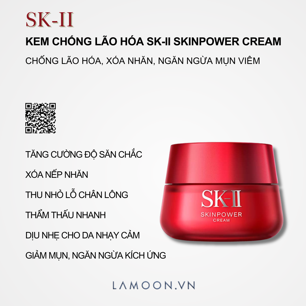 kemskin 1 - Kem Chống Lão Hóa Skinpower Cream 50g