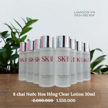 Combo 8 nước hoa hồng SK-II Facial Treatment Clear Lotion (30ml x 8)  - LAMOON.VN