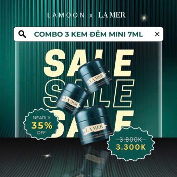 Combo 3 Kem Đêm Mini La Mer The New Rejuvenating Night Cream 5ml  - LAMOON.VN